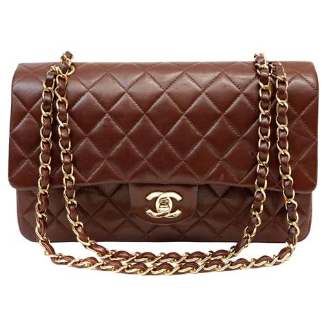 brown chanel classic flap|chanel classic flap price australia.